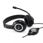 MULTIMEDIA CUFFIE E MICROFONI - CUFFIA CON MICROFONO EQUIP 245301 - COL. NERO - USB - Borgaro Online