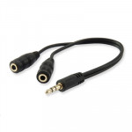 CAVI CAVI AUDIO/VIDEO - CAVO AUDIO  SDOPPIATO EQUIP 147941  M/2X F - 130MM EAN: 4015867204924 - Borgaro Online