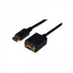 CAVI COMMUTATORI E ADATTATORI - ADATTATORE DISPLAYPORT/VGA AK340403001S DISPLAYPORT MASCHIO / VGA 15P FEMMINA CM15 - Borgaro Online