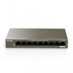 NETWORKING SWITCH FAST ETHERNET - SWITCH 9P LAN 10/100M TENDA TEF1109P-8-63W DESKTOP -8P POE- METALLO  - GARANZIA 3 ANNI - Borgaro Online