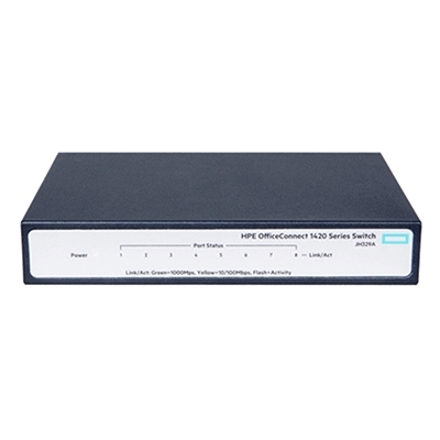 SWITCH HP JH329A 1420 8G UNMANAGED 8XRJ45 AUTOSENSING 10/100/1000 LIMITED LIFETIME WARRANTY FINO:07/05